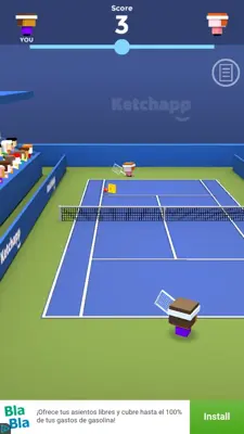 Ketchapp Tennis android App screenshot 1